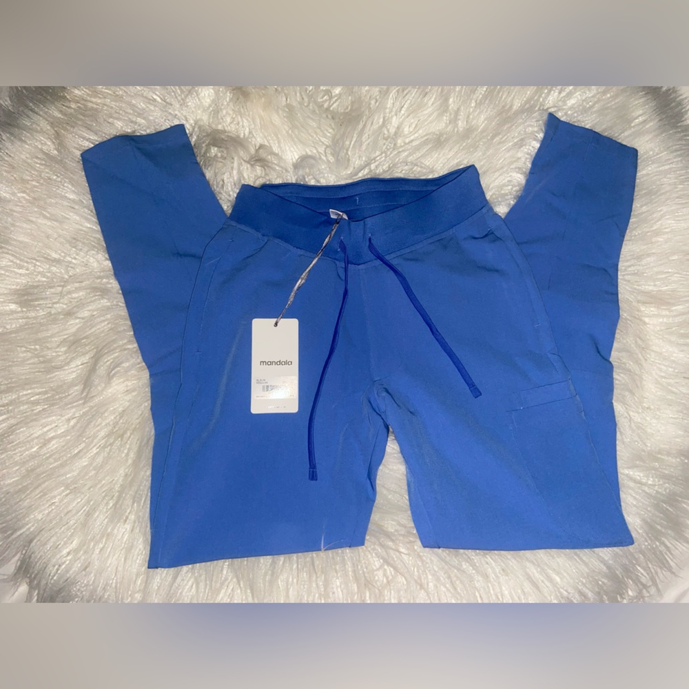 Mandala Women's Relaxed Fit Blue scrubs
